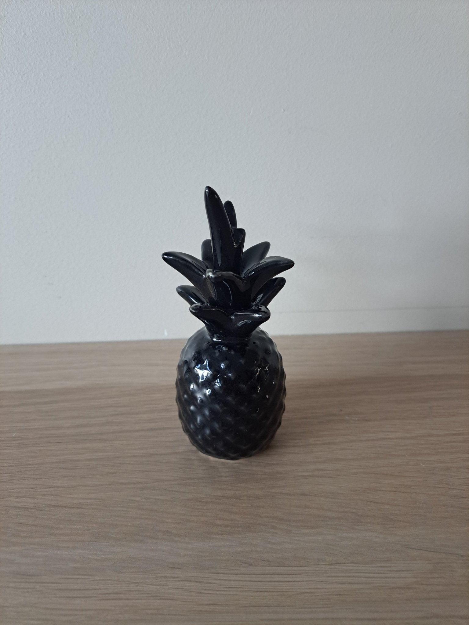 Ananas | zwart | 5x11 cm - Decobloss