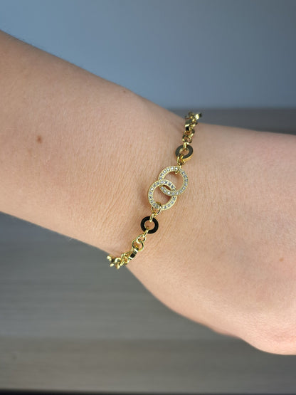 Armband verbonden | Goud - Decobloss