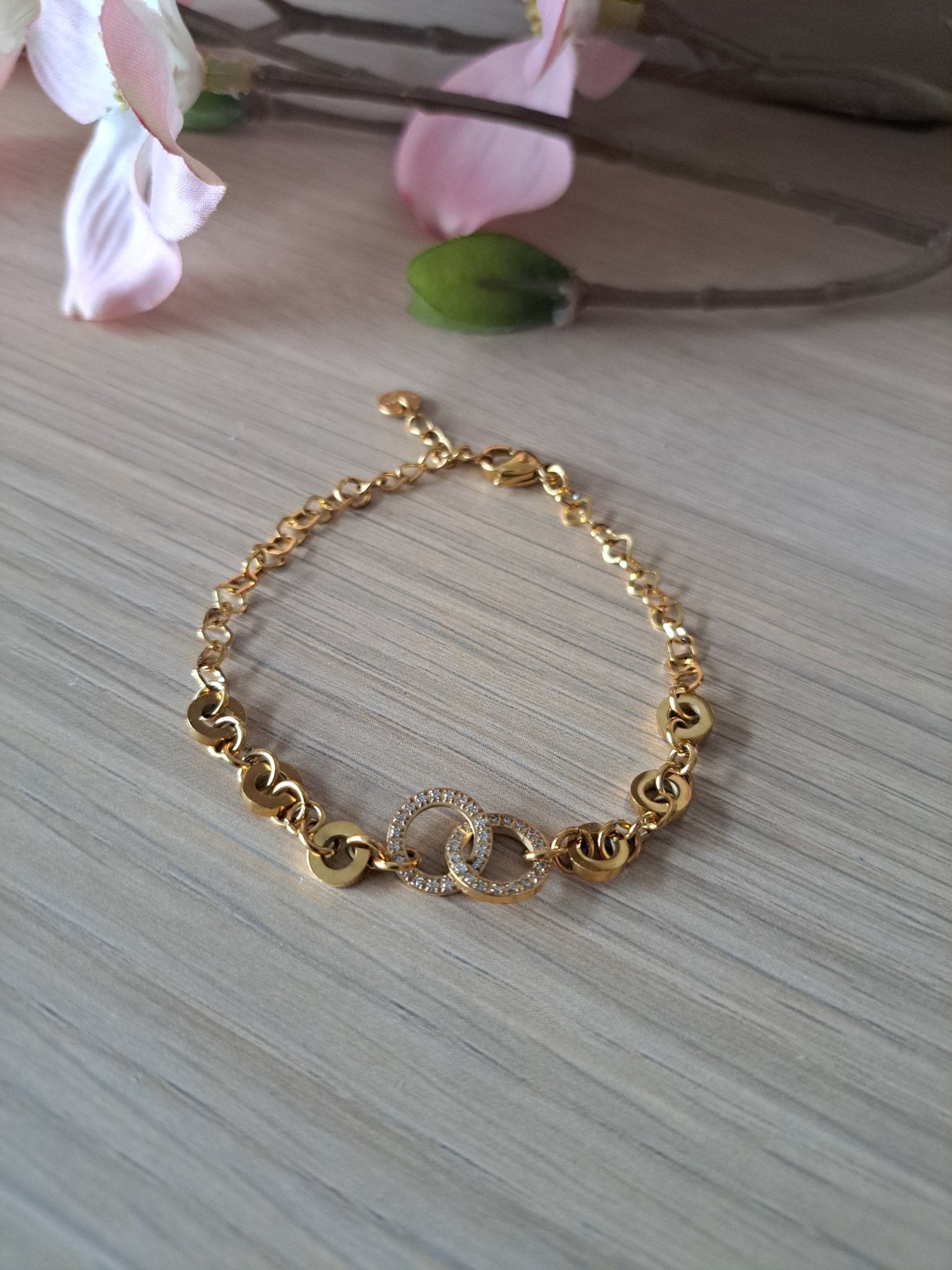 Armband verbonden | Goud - Decobloss