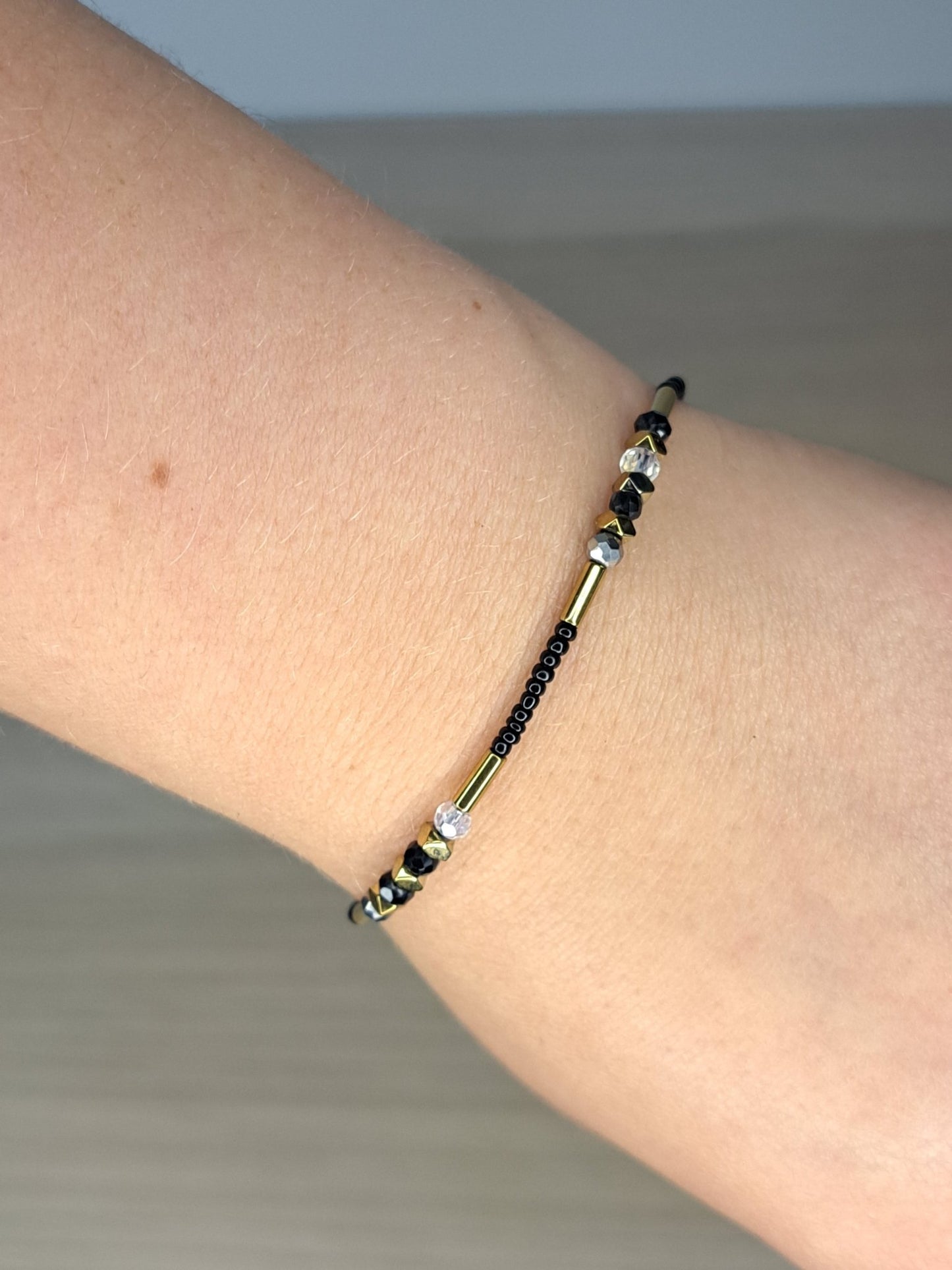 Armband | zwart/Goud - Decobloss