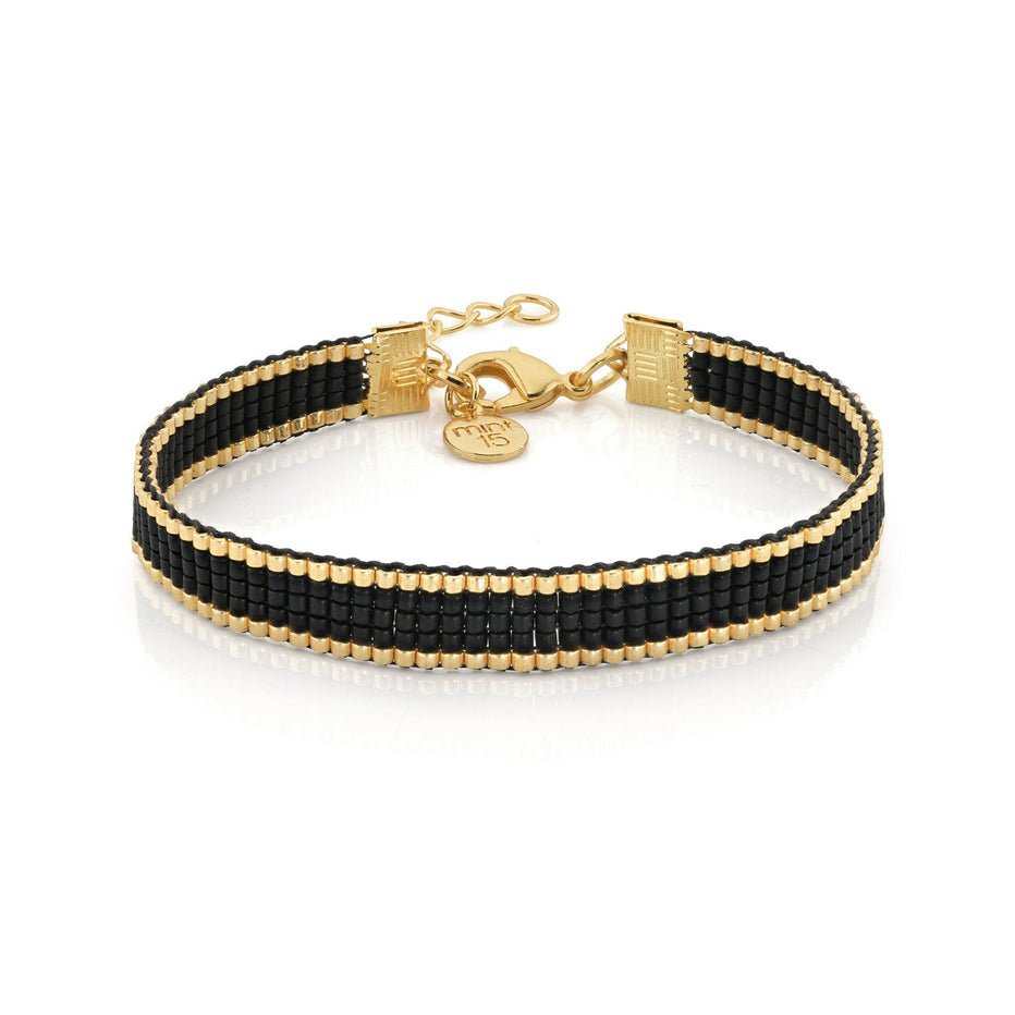 Beademd Bracelet Simplicity Black | Mint15 - Decobloss