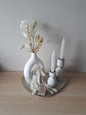 Decoratie set | Beige/Wit | droogbloemen - Decobloss