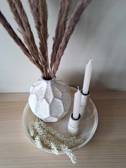 Decoratie - set | wit/cream | pampas - Decobloss