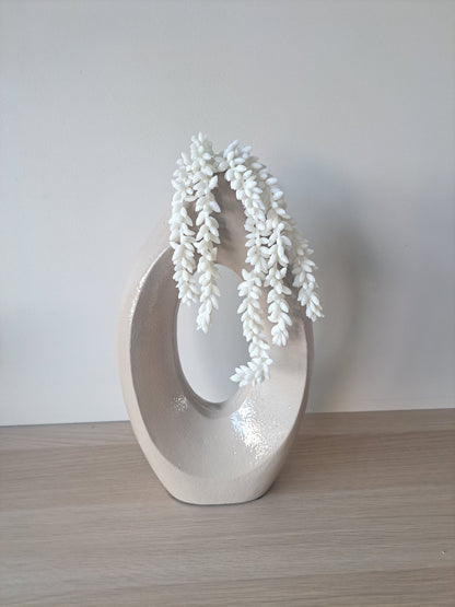 Erwtenplantje | cream | 33cm - Decobloss