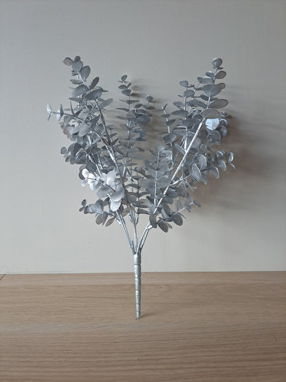 Eucalyptus tak | zilver | 40x30 cm - Decobloss