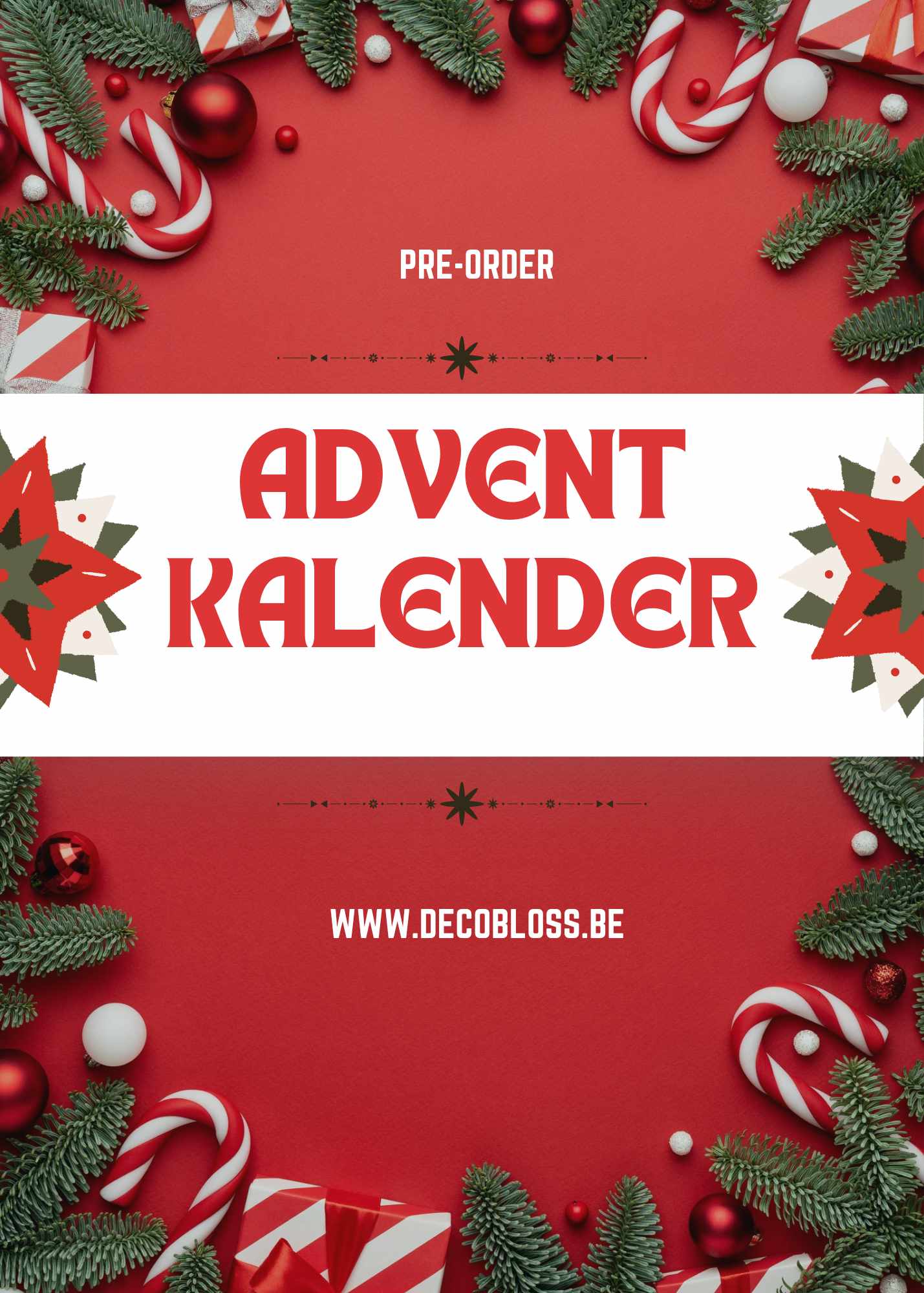 PRE - ORDER AdventKalender GROOT - Decobloss