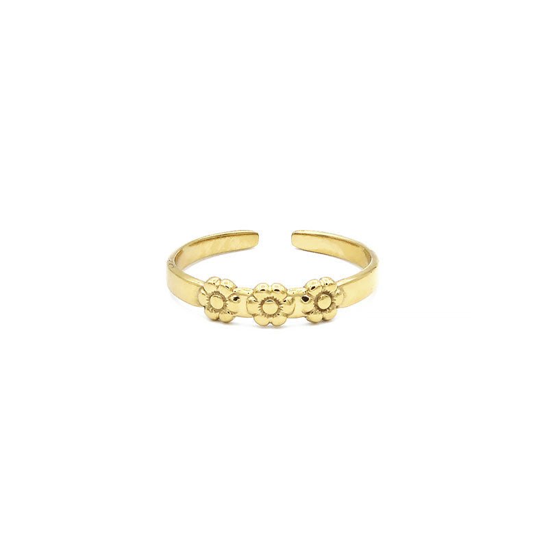 Ring Little Daisies | Goud | Mint15 - Decobloss