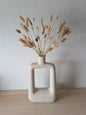 Vaas rechthoek | Beige - Decobloss